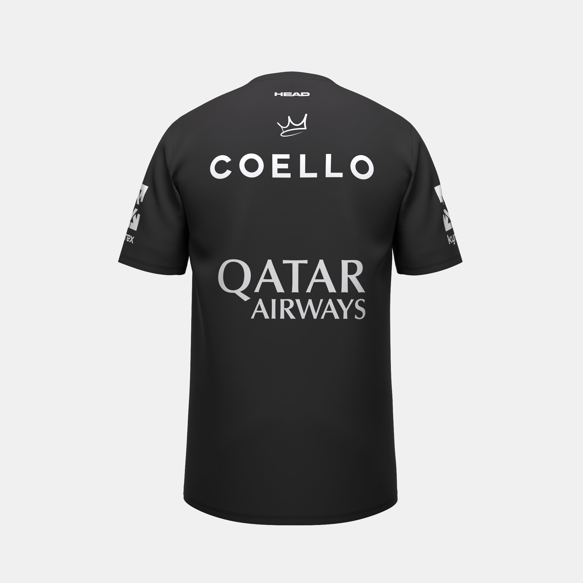 T-shirt de Homem Arturo Coello Sponsors T-Shirt Preto-2