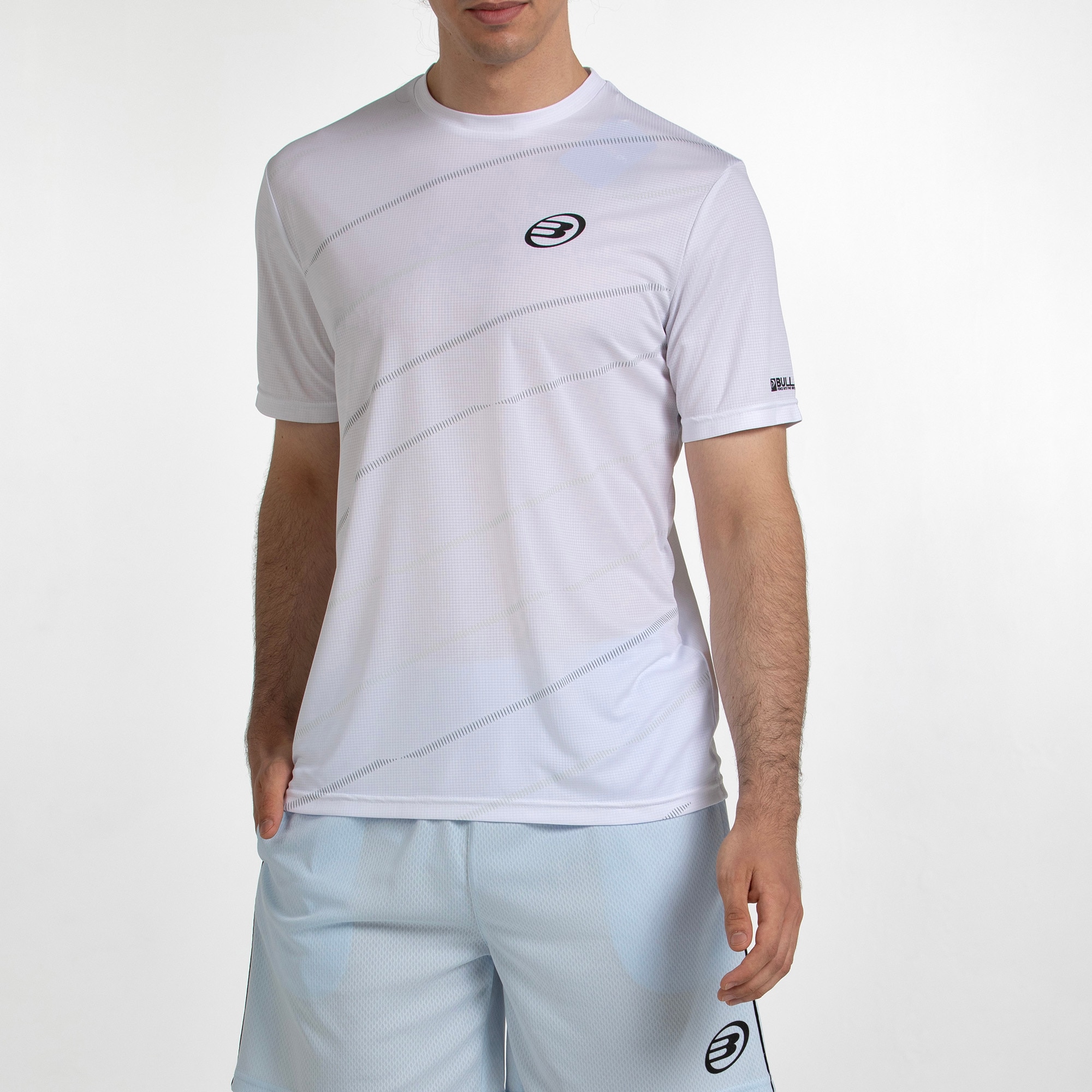 T-shirt de Manga Curta de Homem Casinas Branco-5