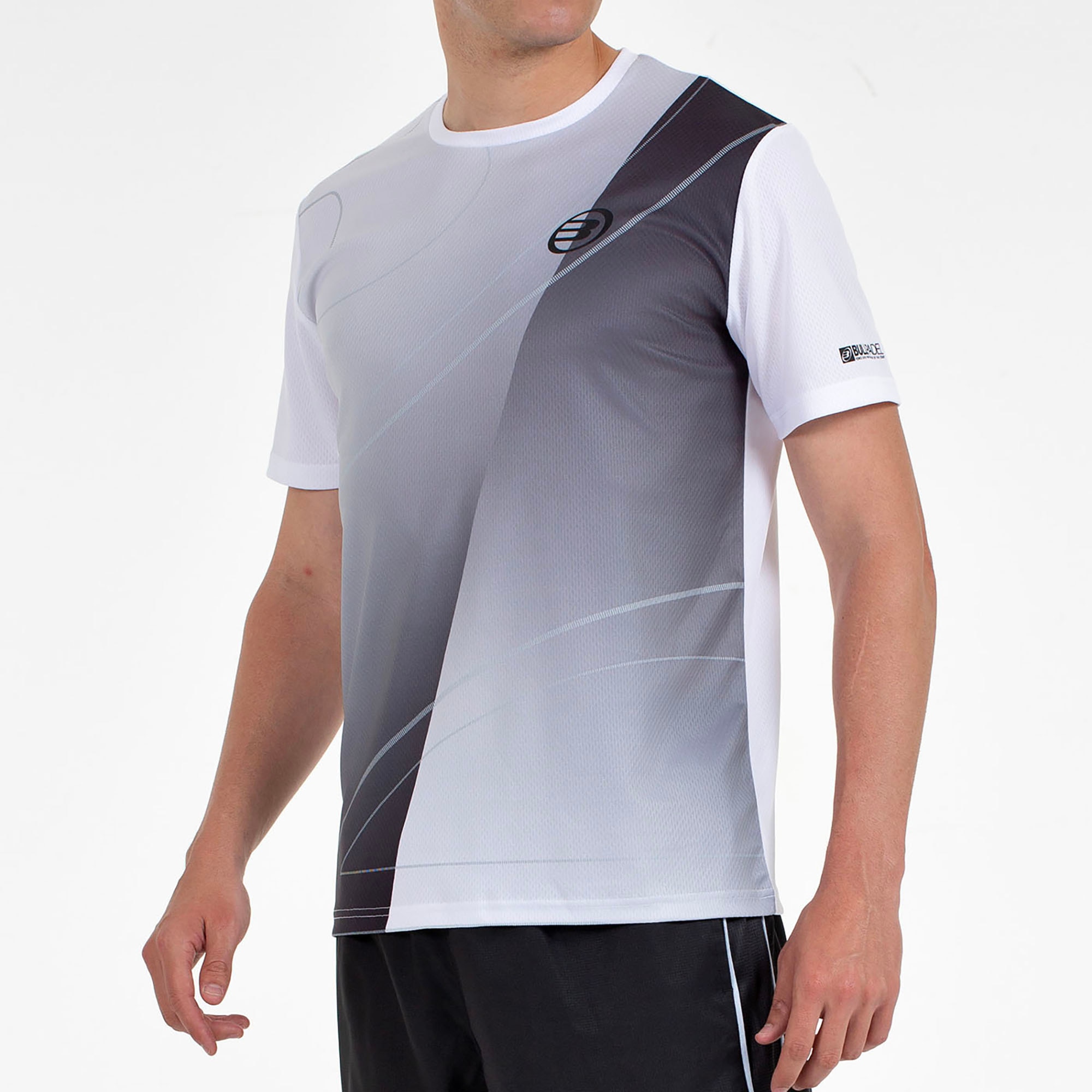 T-shirt de Manga Curta de Homem Cumbre Branco-3