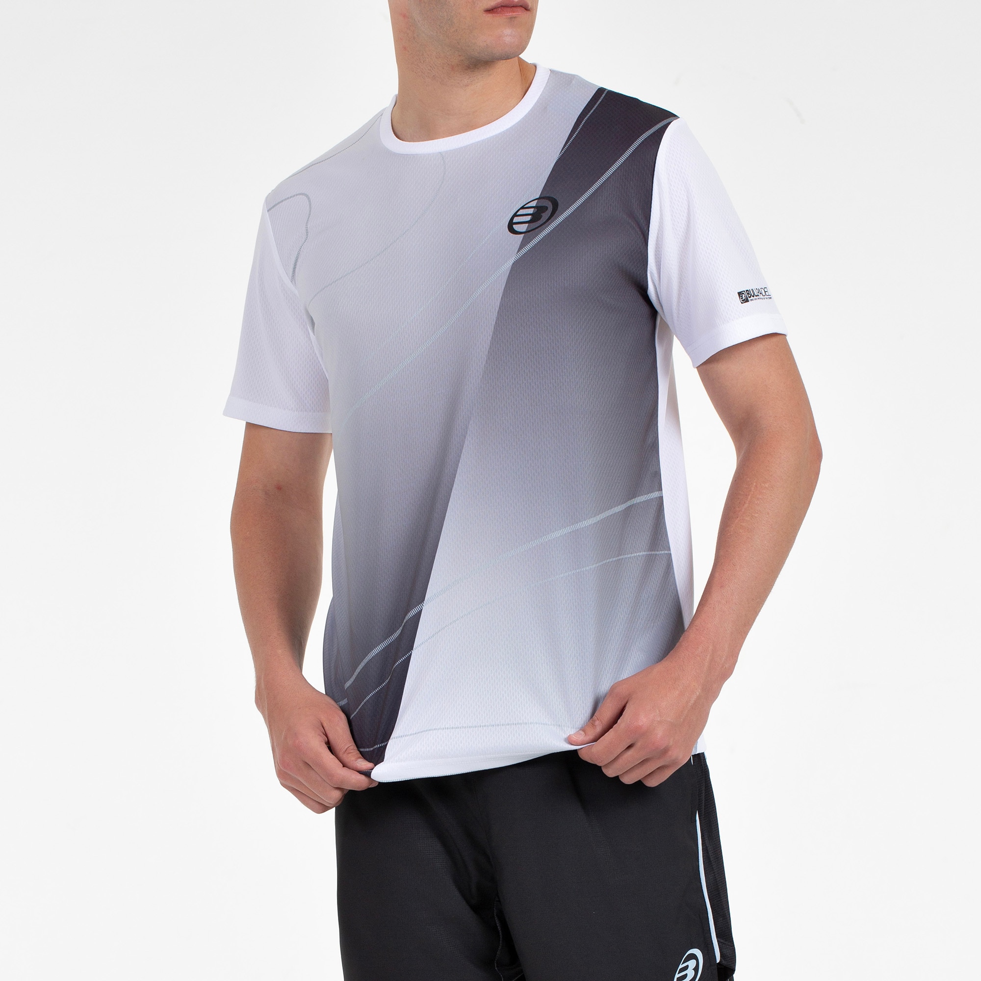 T-shirt de Manga Curta de Homem Cumbre Branco-5