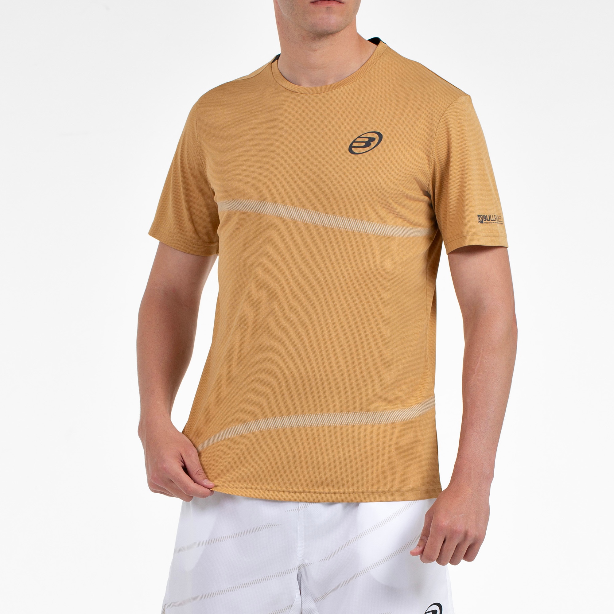 T-shirt de Manga Curta de Homem Cheles Castanho-5
