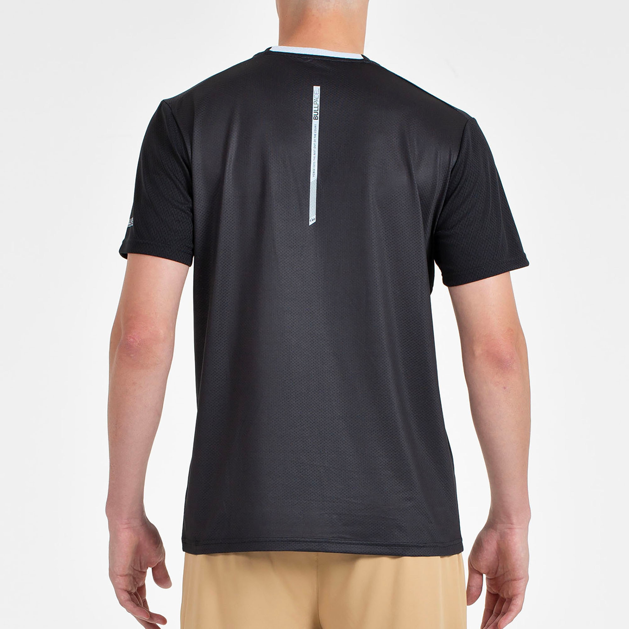 T-shirt de Manga Curta de Homem Castil Preto-2