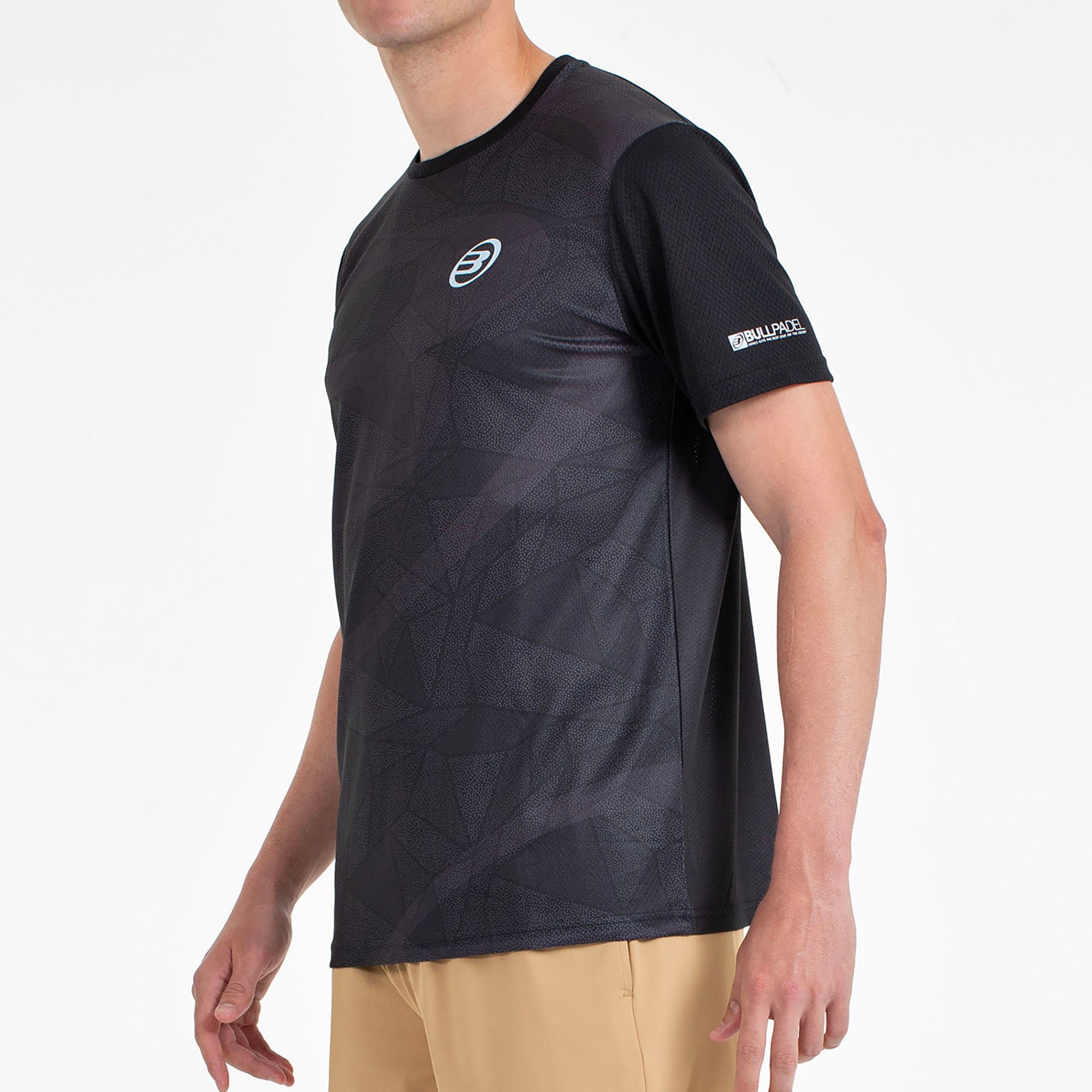 T-shirt de Manga Curta de Homem Castil Preto-3
