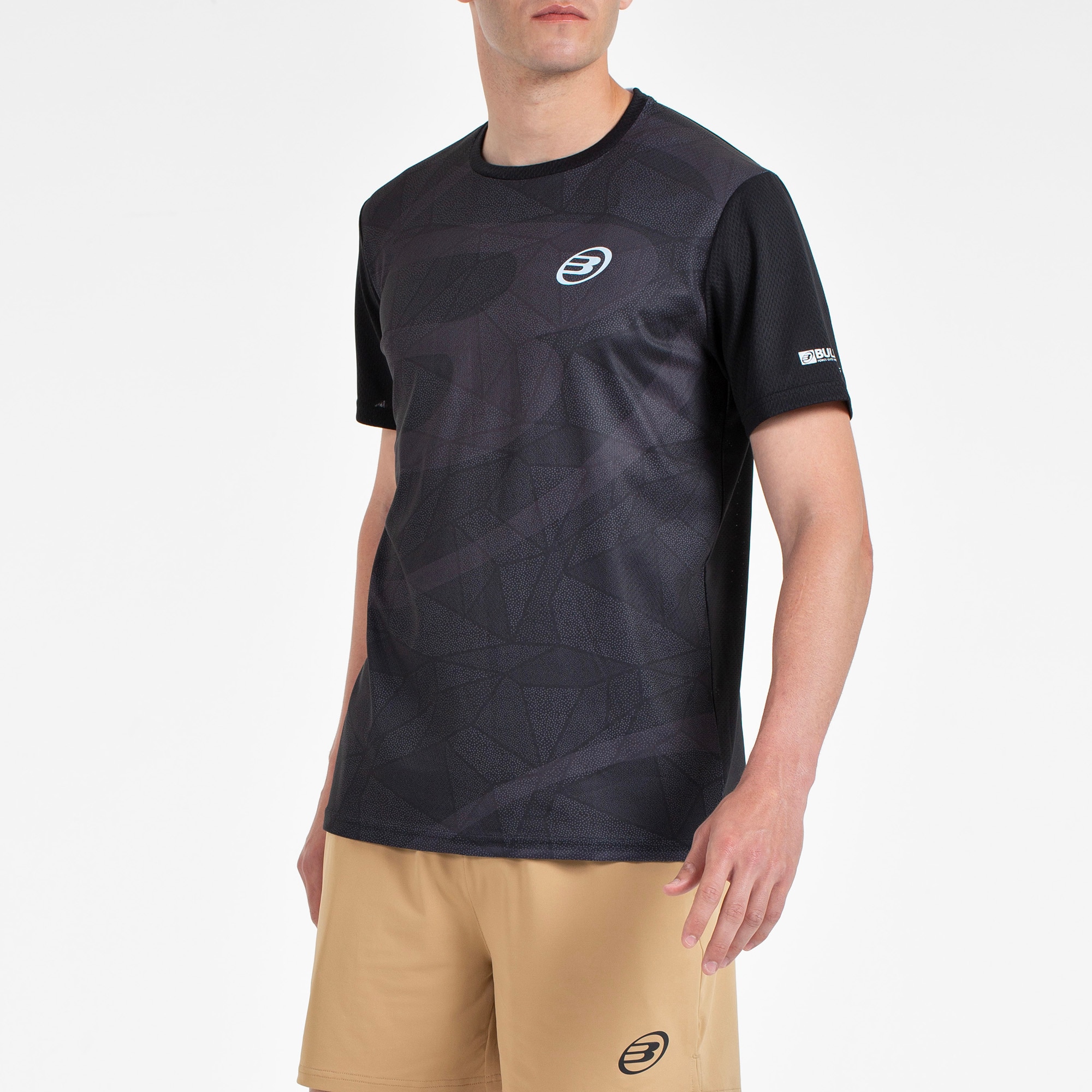 T-shirt de Manga Curta de Homem Castil Preto-5
