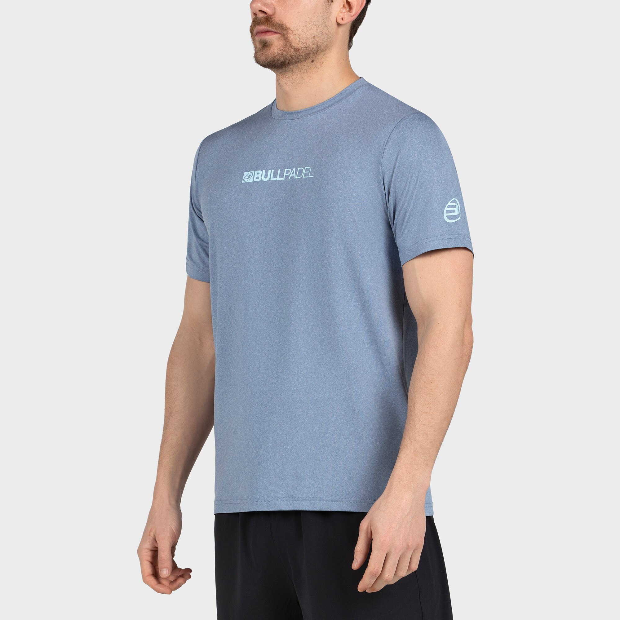 T-shirt de Manga Curta de Homem Coledil Azul-3