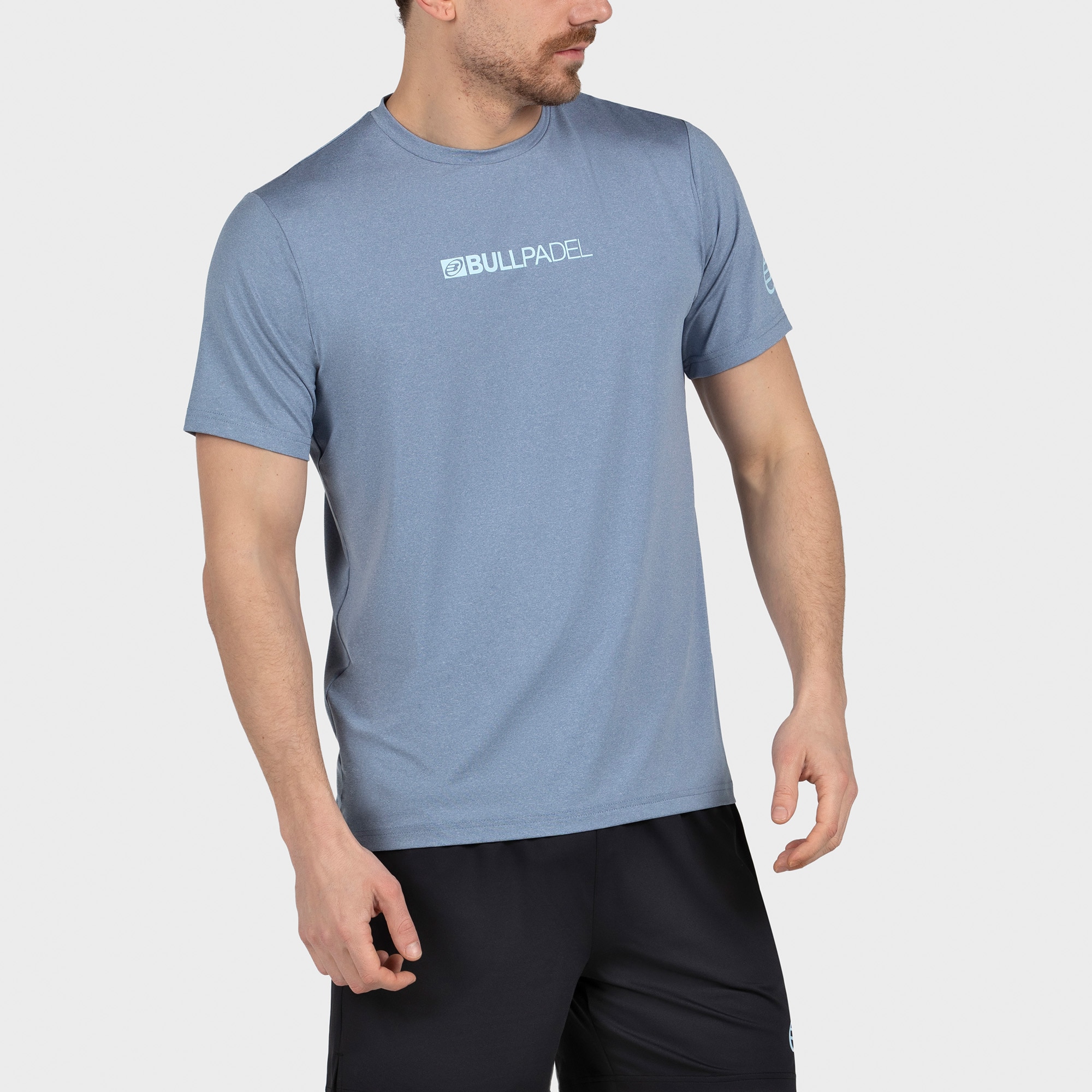 T-shirt de Manga Curta de Homem Coledil Azul-4