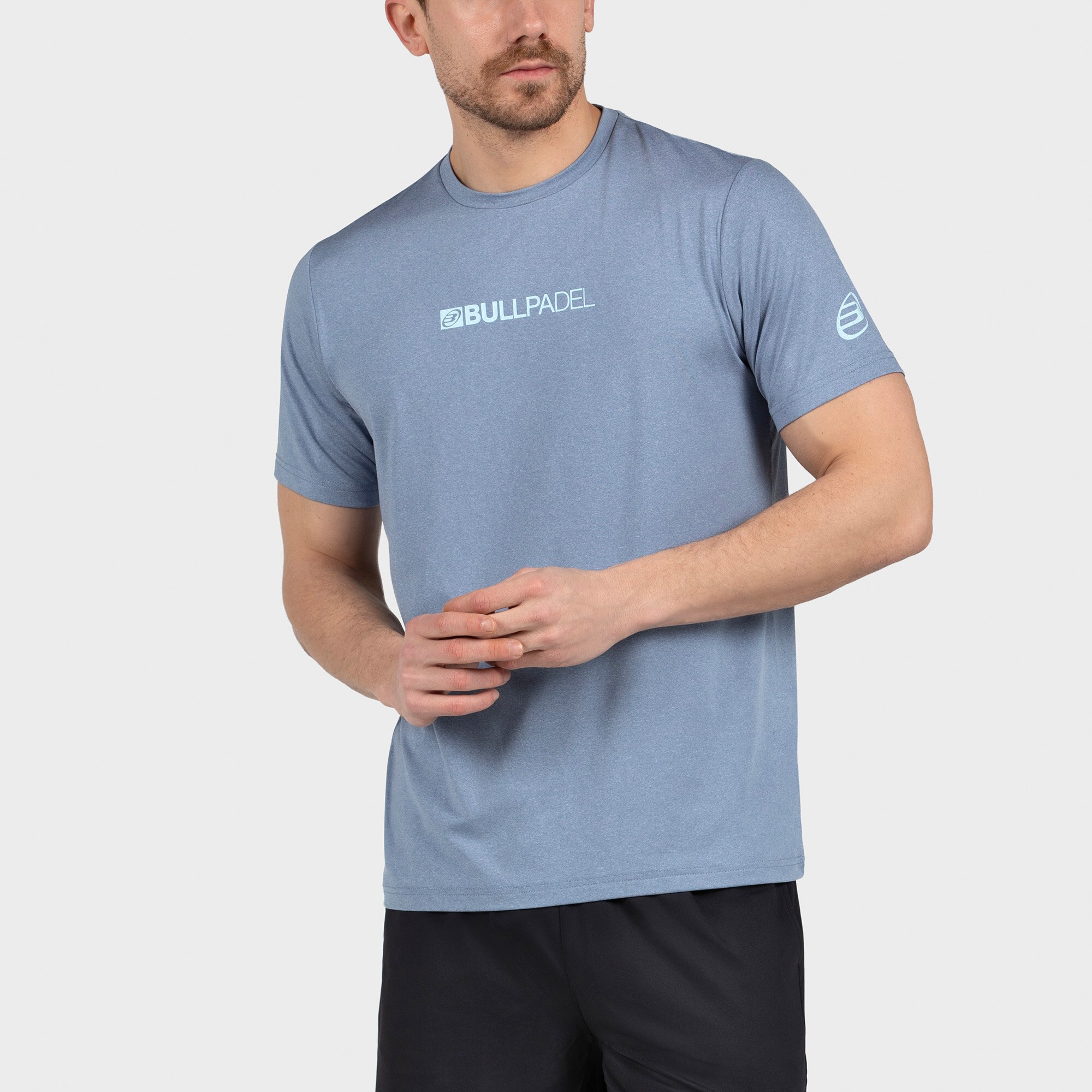 T-shirt de Manga Curta de Homem Coledil Azul-5
