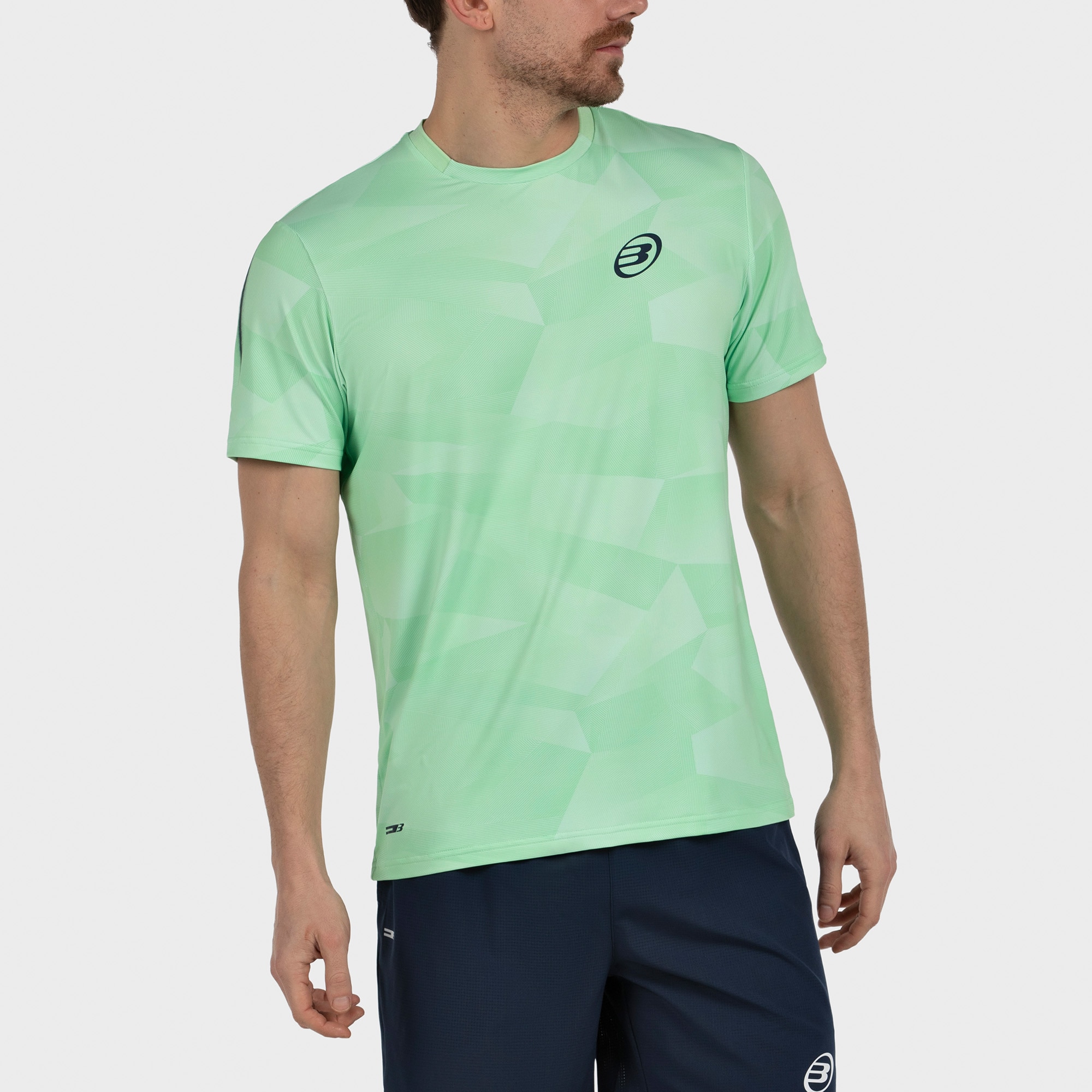 T-shirt de Manga Curta de Homem Manin Verde-4