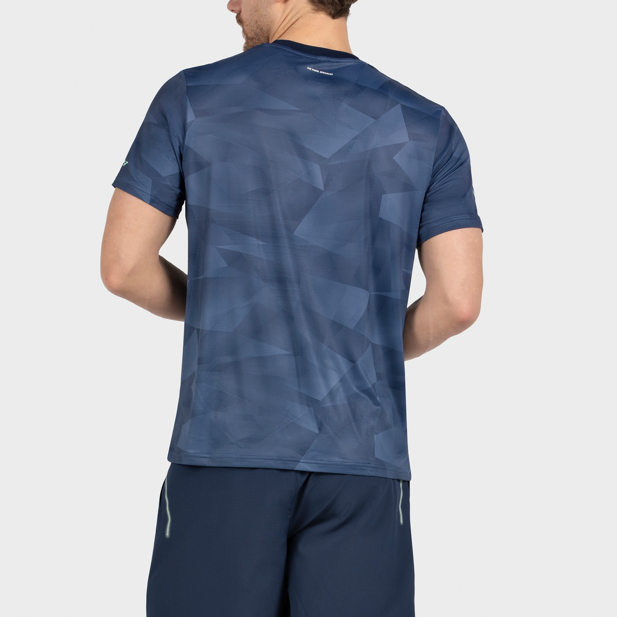 T-shirt de Manga Curta de Homem Manin Azul-2