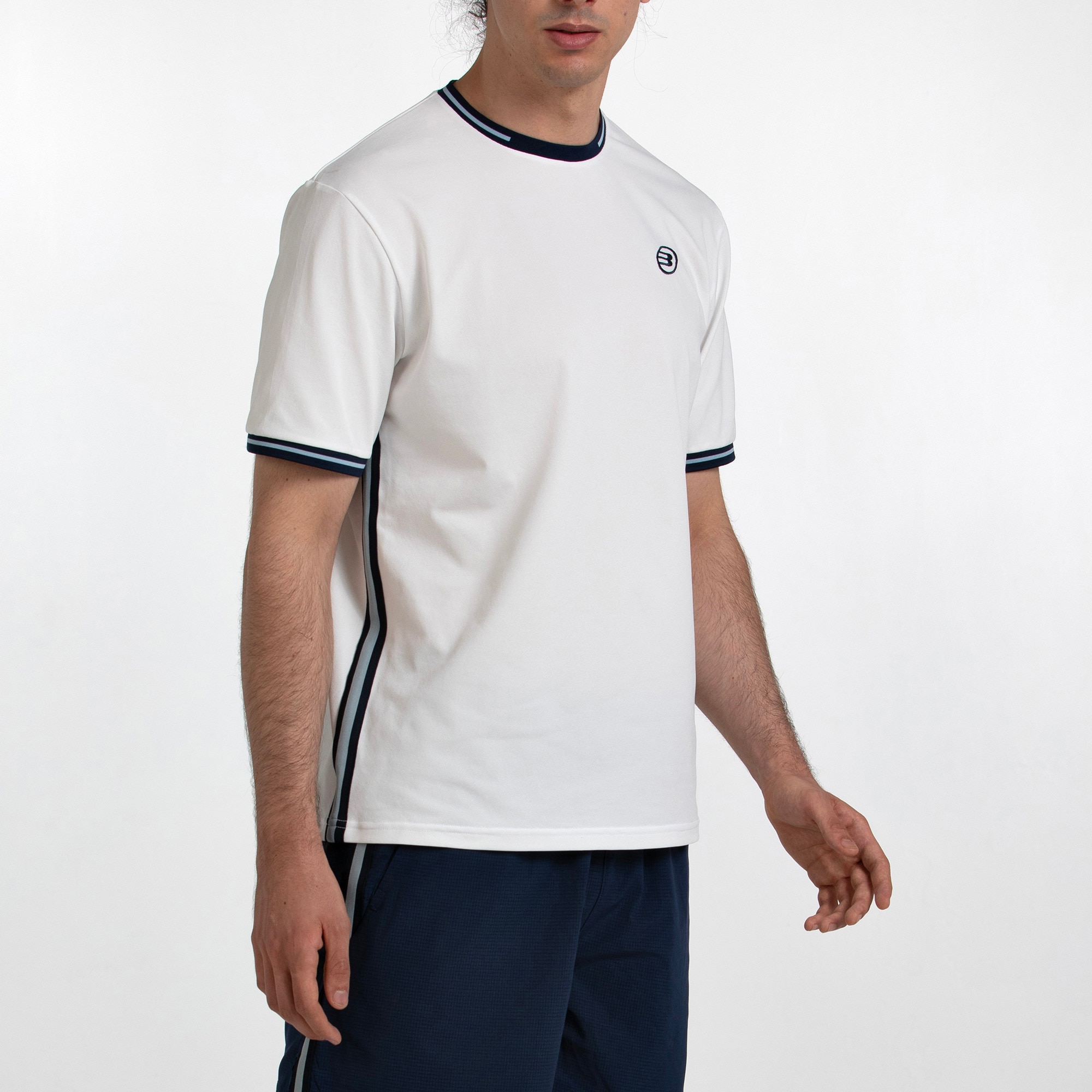 T-Shirt de Homem Torno Bullpadel Bege-5