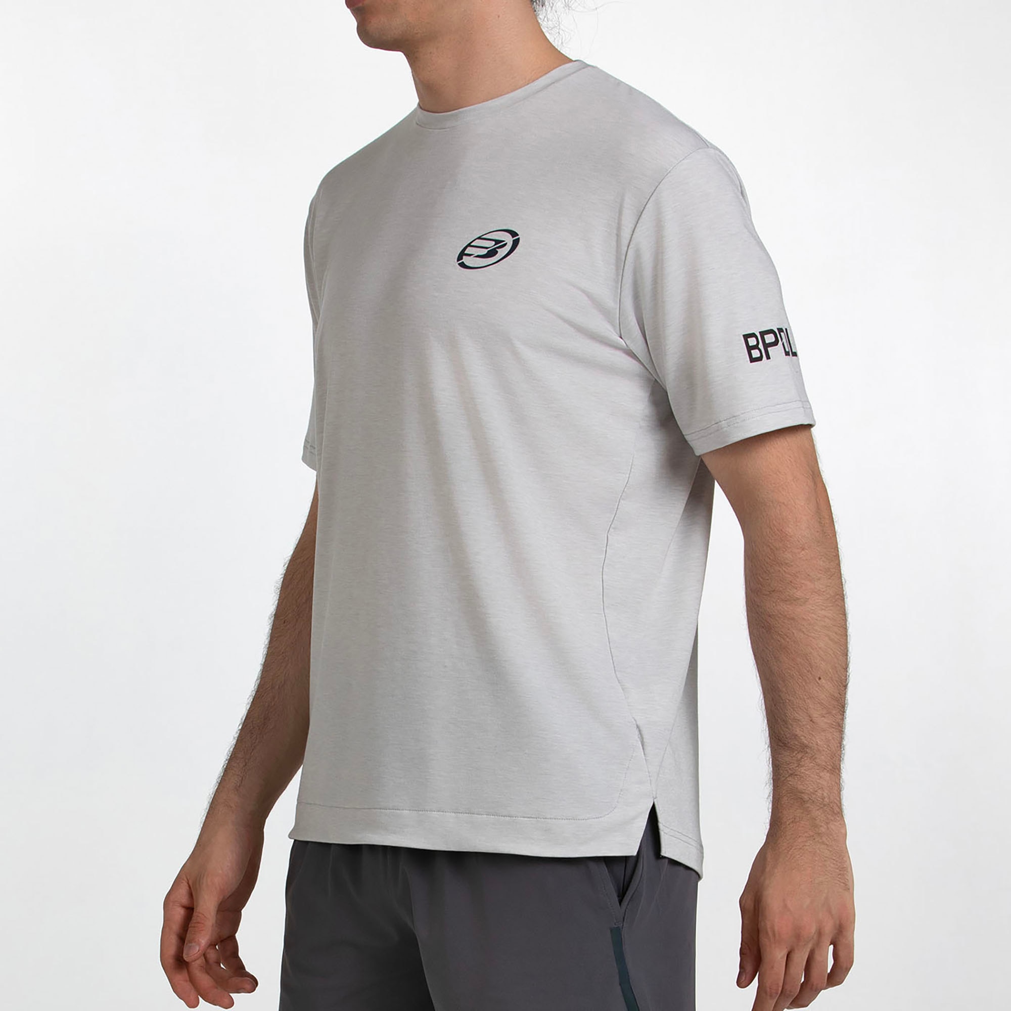 T-shirt de Manga Curta de Homem Incio 1 Cinzento-3