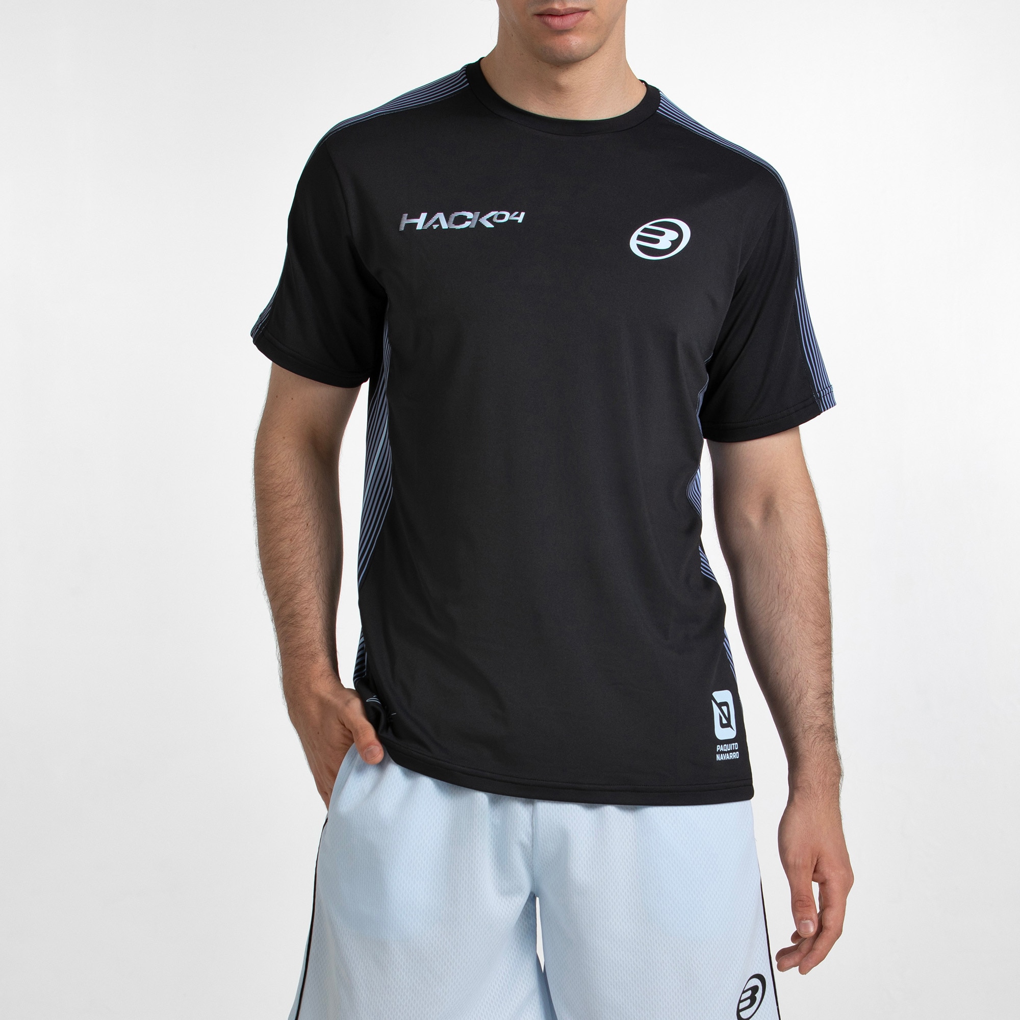 T-shirt de Manga Curta de Homem Paquito 26V Preto-5