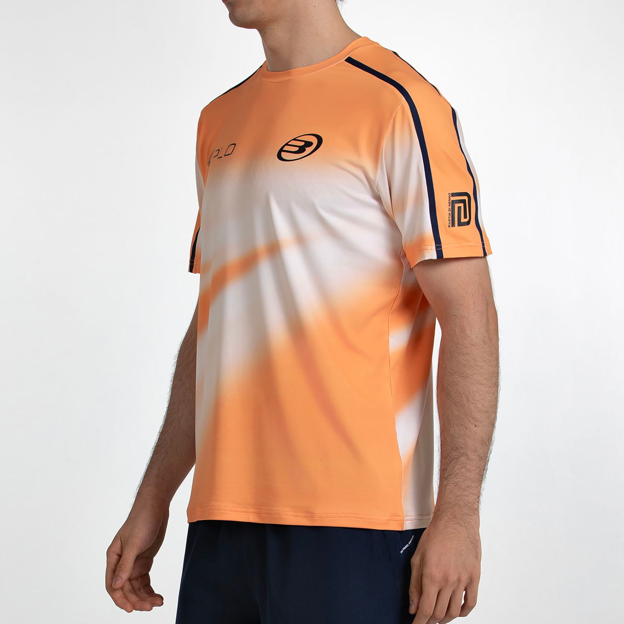 T-shirt de Manga Curta de Homem Dinenno 26V Laranja-3