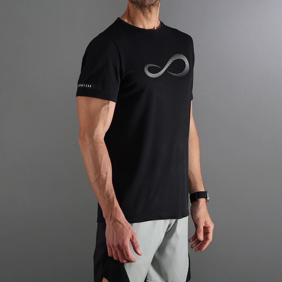 T-shirt Unlimited Diamond II de Homem Preto-3