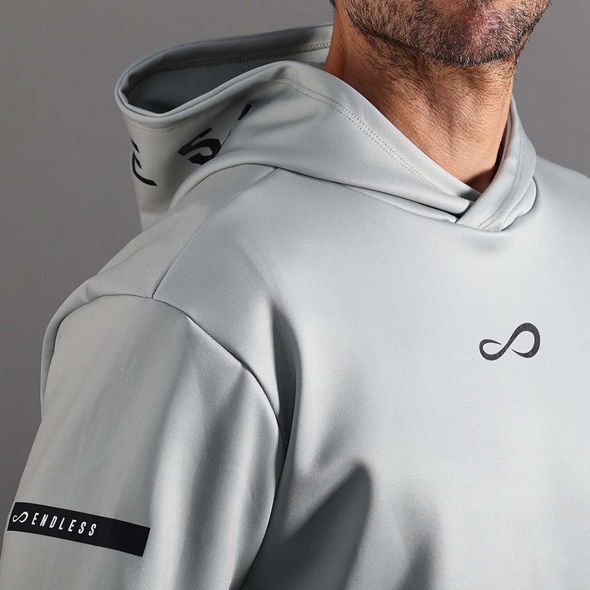 Sweatshirt de Homem Sniper Cinzento-claro-3
