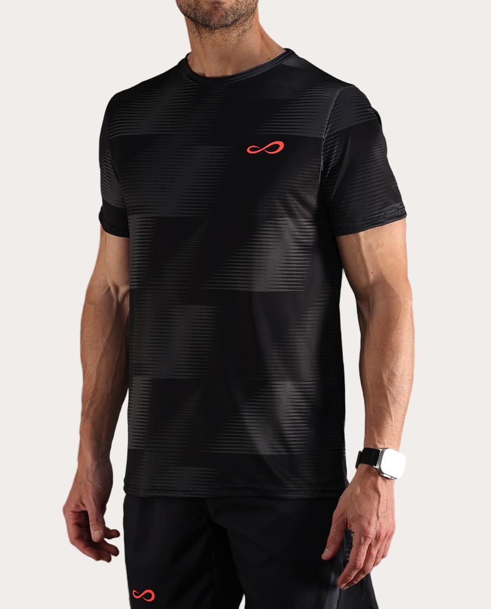 T-shirt de Homem Ace Vector Preto-4