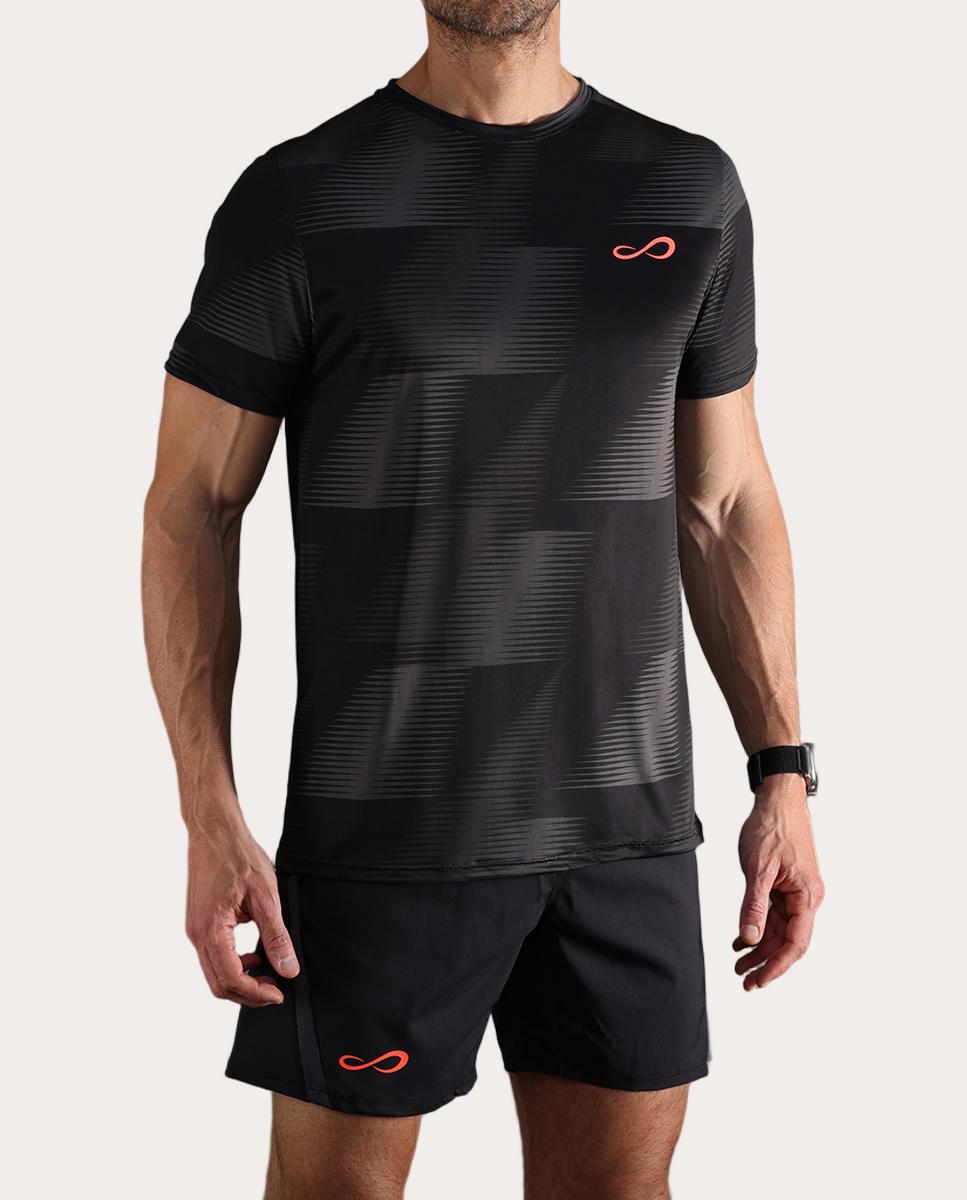 T-shirt de Homem Ace Vector Preto-5