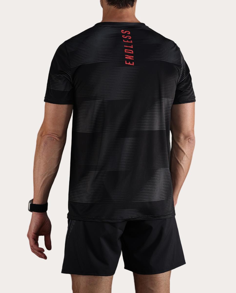 T-shirt de Homem Ace Vector Preto-6