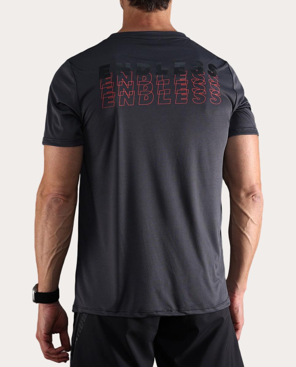 T-shirt de Homem Ace Rush Cinzento-escuro-2