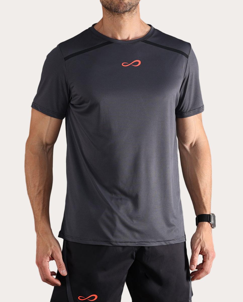 T-shirt de Homem Ace Rush Cinzento-escuro-3