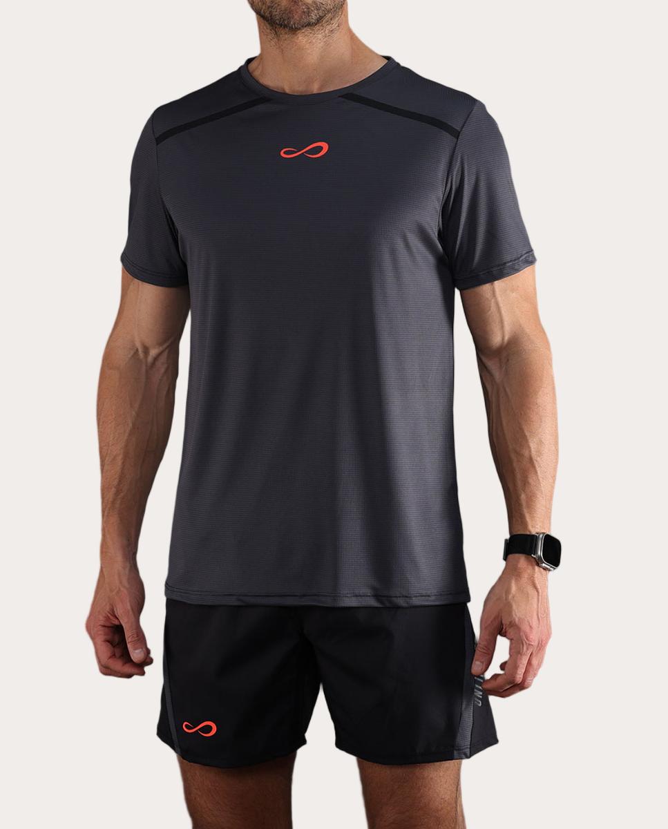 T-shirt de Homem Ace Rush Cinzento-escuro-4