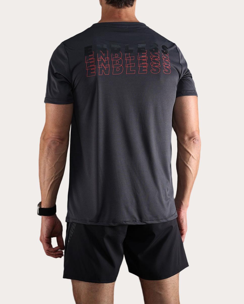 T-shirt de Homem Ace Rush Cinzento-escuro-5