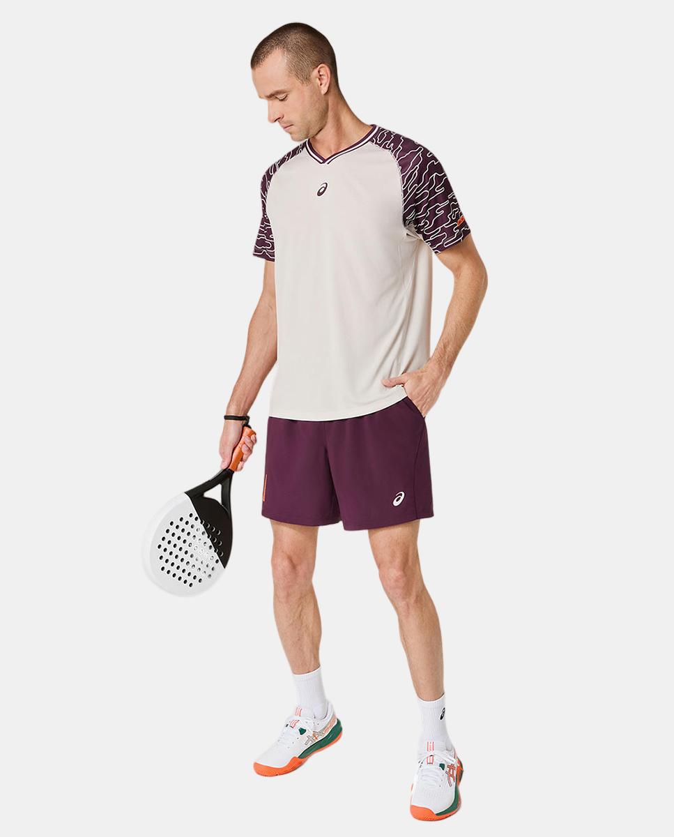T-shirt de Homem Padel Court Ss Top Natural-6