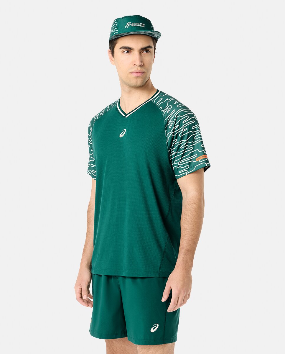 T-shirts de Homem Padel COURT SS TOP Cinzento médio-3