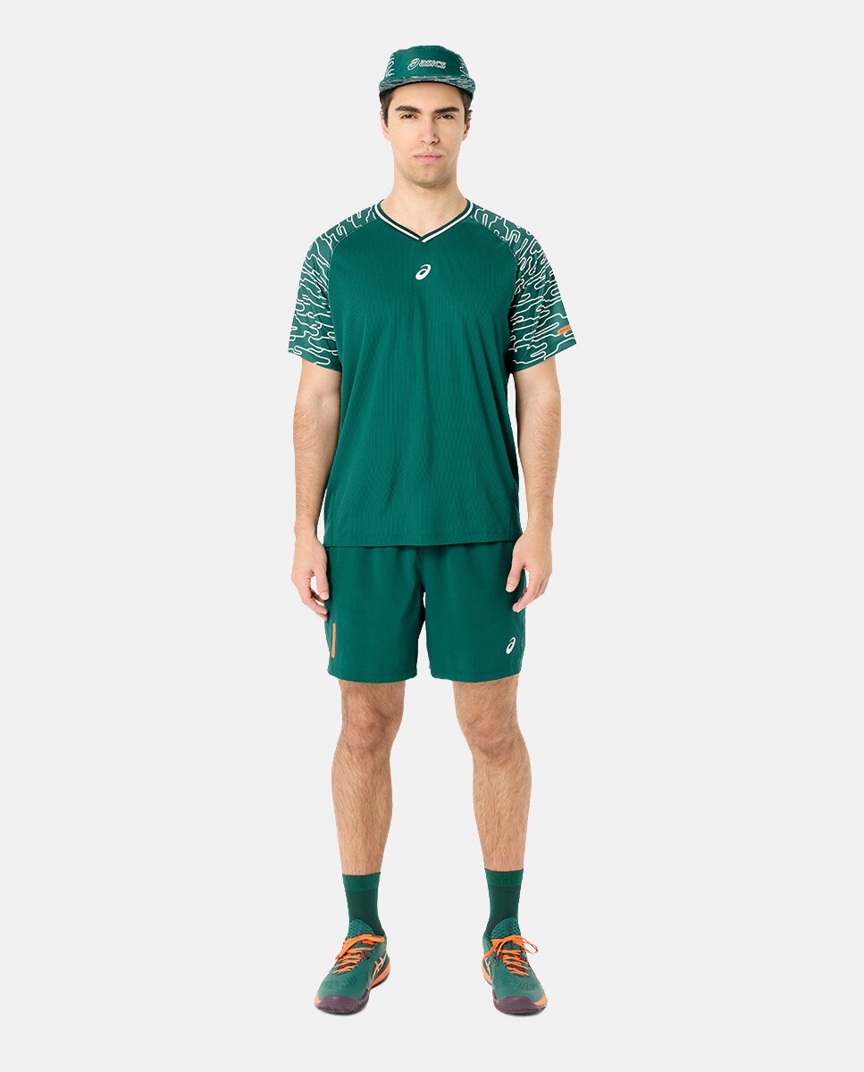 T-shirts de Homem Padel COURT SS TOP Cinzento médio-4