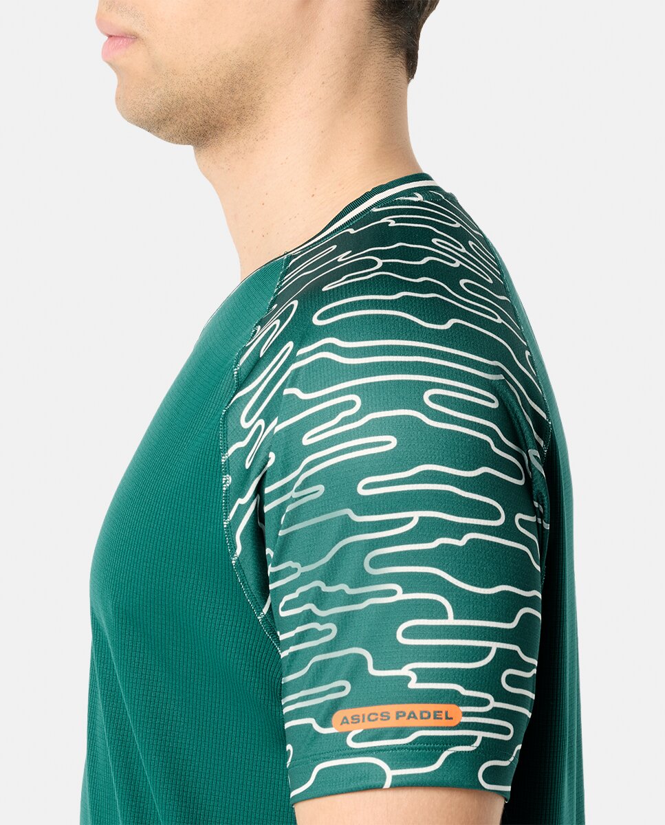 T-shirts de Homem Padel COURT SS TOP Cinzento médio-7
