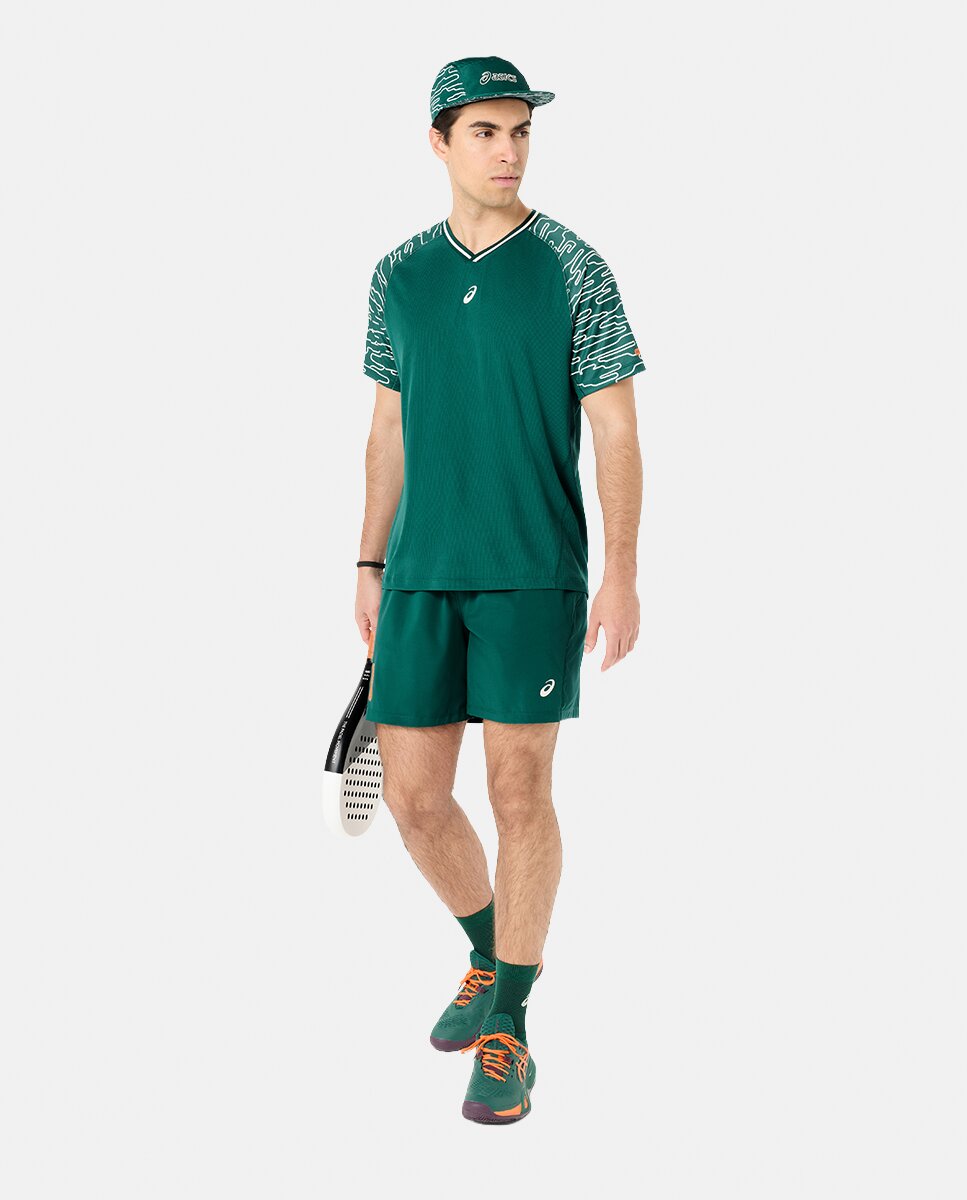 T-shirts de Homem Padel COURT SS TOP Cinzento médio-8