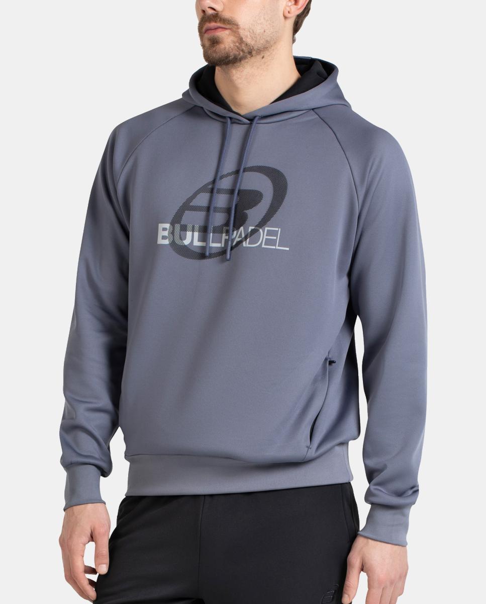 Sweatshirt de Homem Eira Bullpadel Cinzento-2