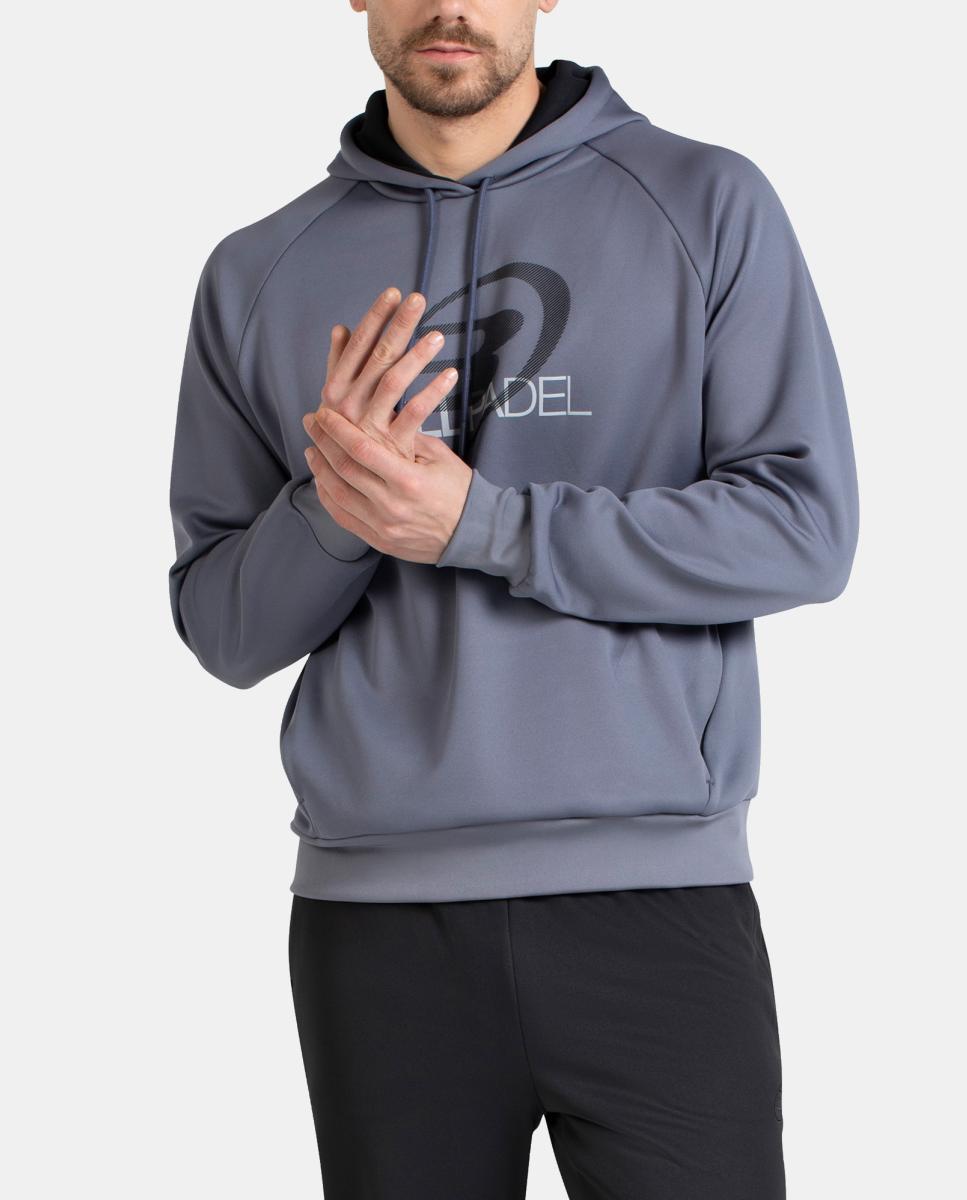 Sweatshirt de Homem Eira Bullpadel Cinzento-5