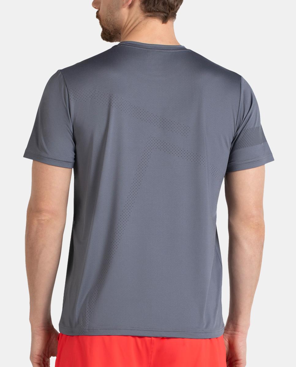 T-Shirt  de Homem Milon Bullpadel Cinzento-4