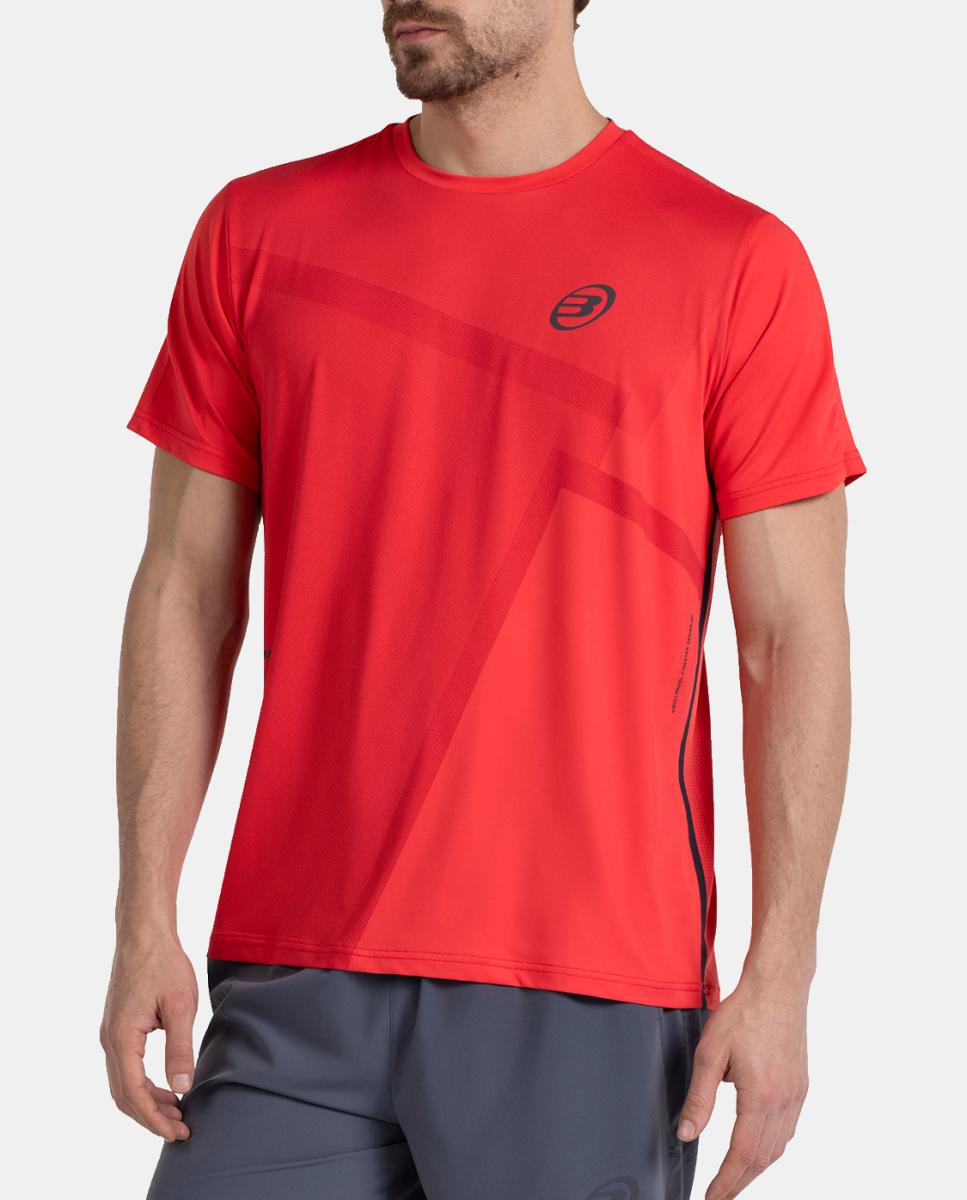 T-Shirt  de Homem Mosal Bullpadel Vermelho-2