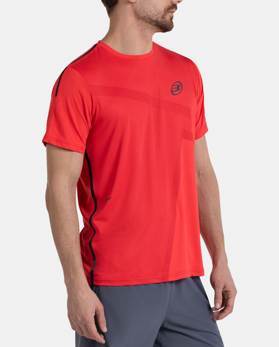 T-Shirt  de Homem Mosal Bullpadel Vermelho-3