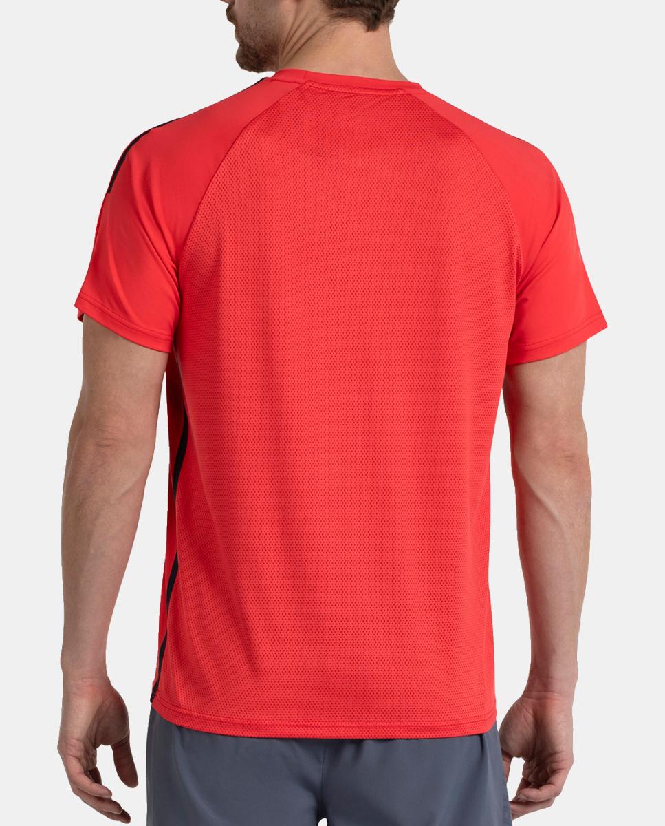 T-Shirt  de Homem Mosal Bullpadel Vermelho-4