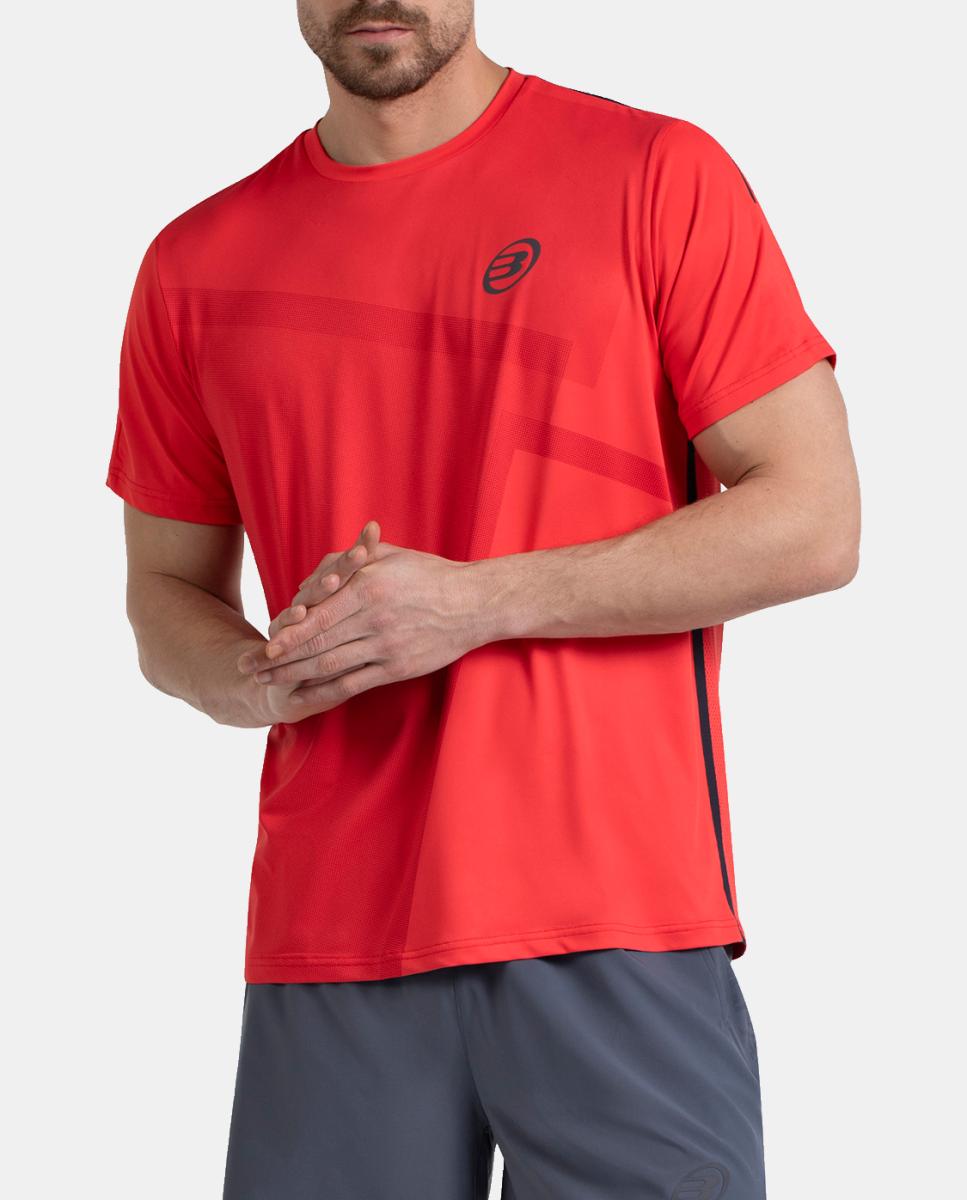 T-Shirt  de Homem Mosal Bullpadel Vermelho-5