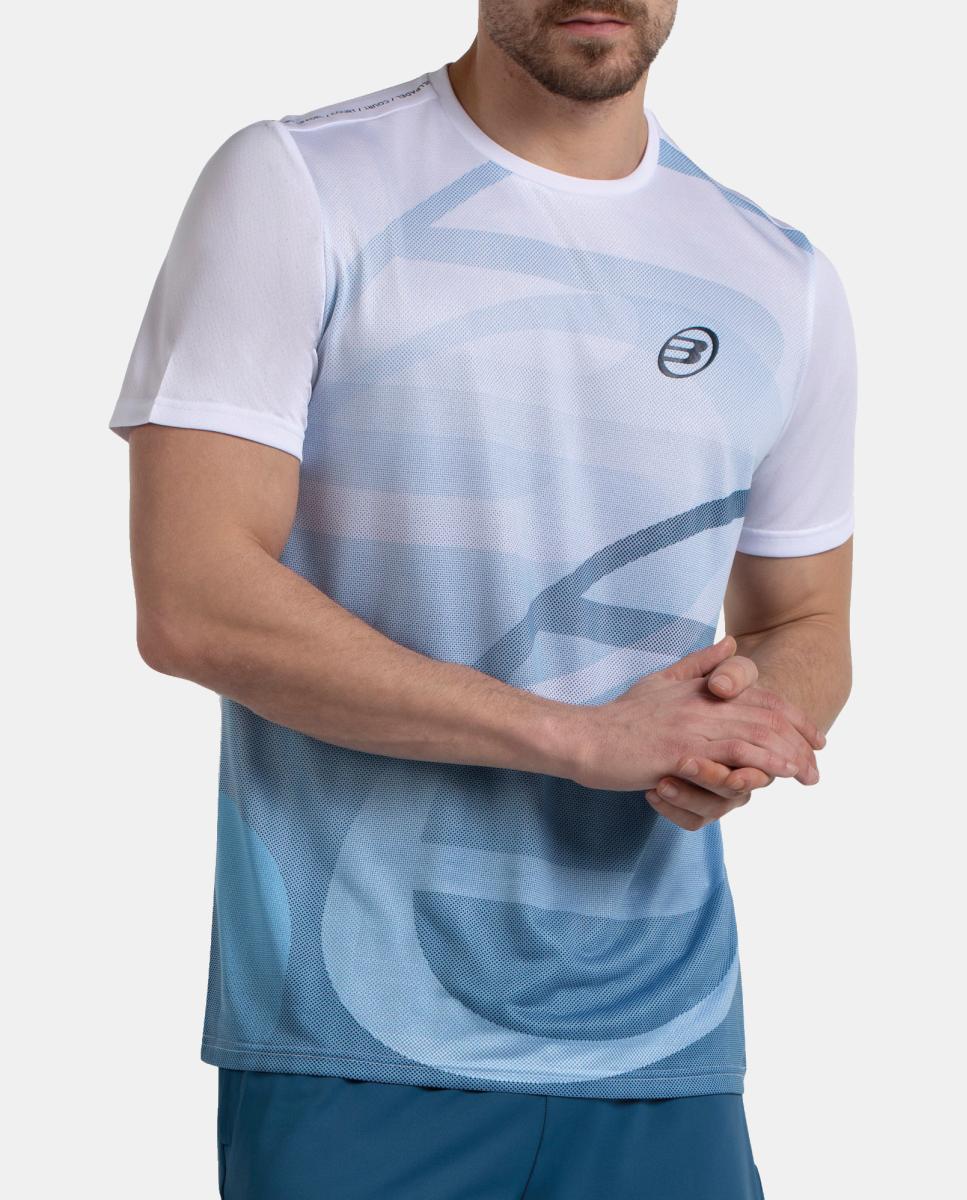 T-Shirt  de Homem Cayon Bullpadel Branco-5