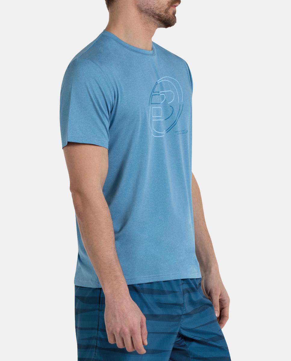 T-Shirt  de Homem Cuno Bullpadel Azul-3