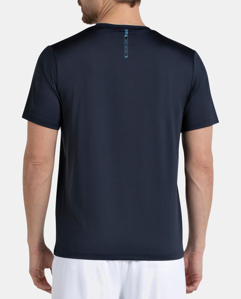T-Shirt  de Homem Cuno Bullpadel Azul-marinho-4
