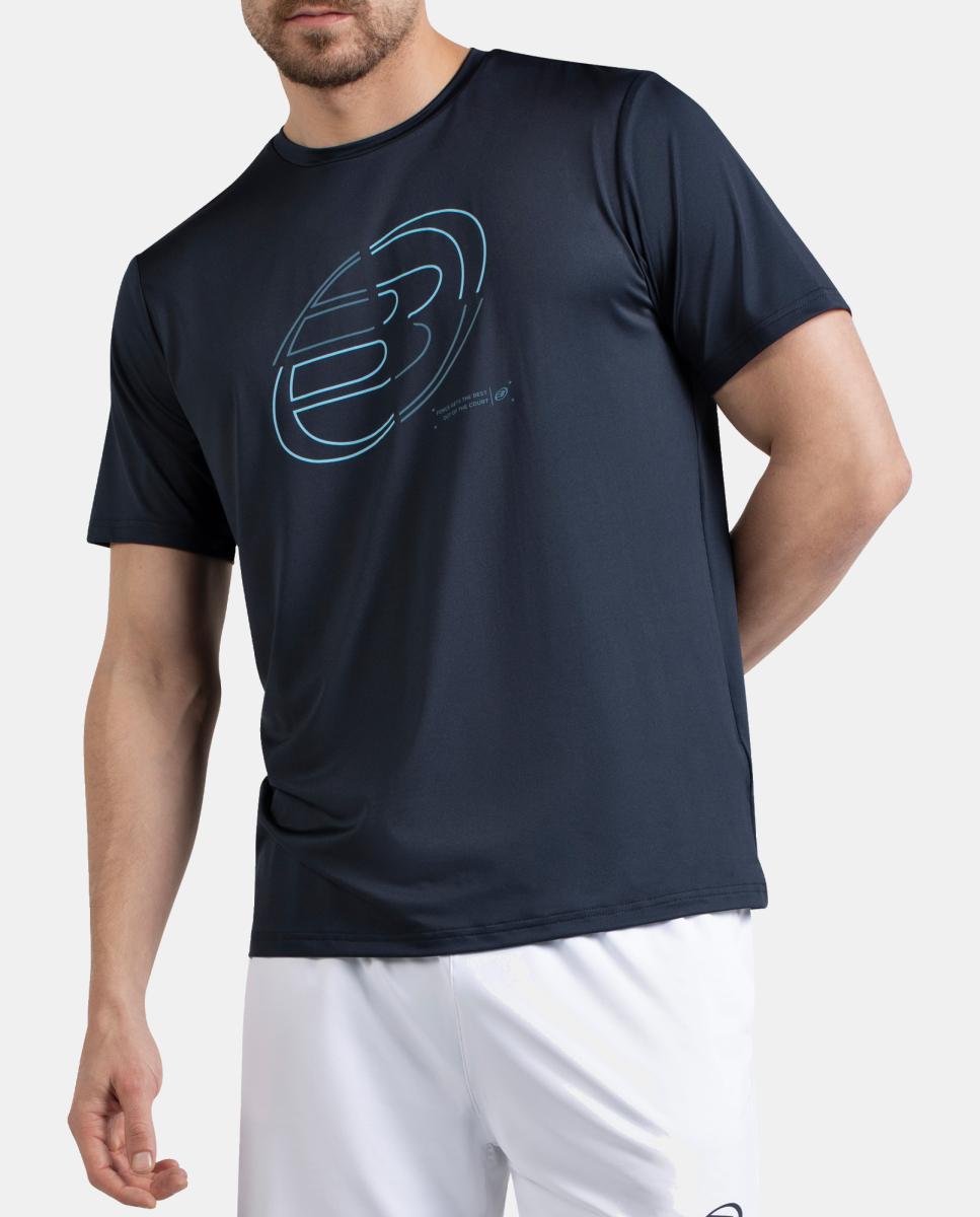 T-Shirt  de Homem Cuno Bullpadel Azul-marinho-5