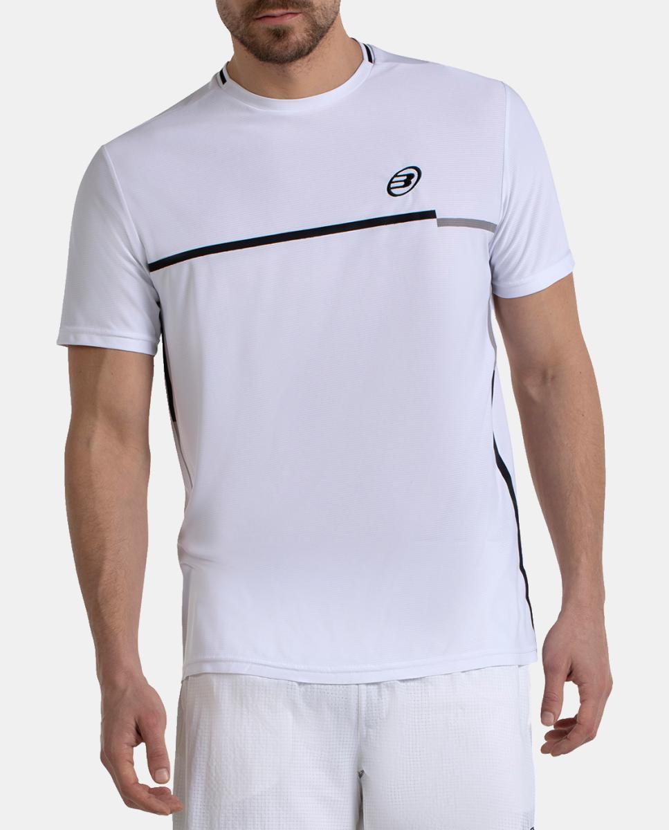 Imagen 0 de Camiseta de M/Corta de Hombre Teloi Bullpadel Blanco