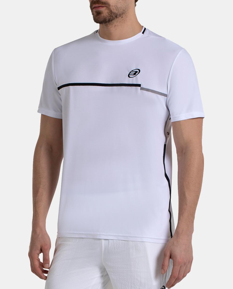 Camiseta de M/Corta de Hombre Teloi Bullpadel - Blanco Blanco-2