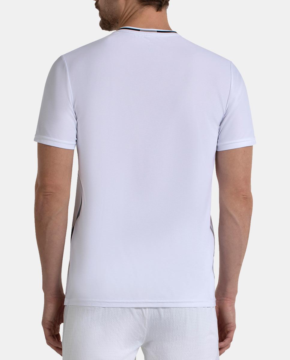 Camiseta de M/Corta de Hombre Teloi Bullpadel - Blanco Blanco-4