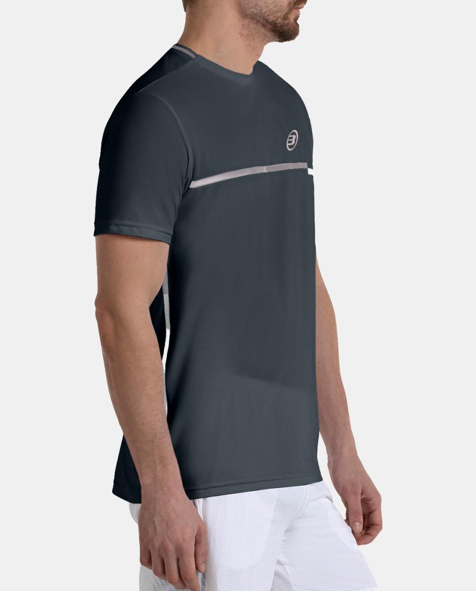 T-shirt de M/Curta de Homem Teloi Preto-3