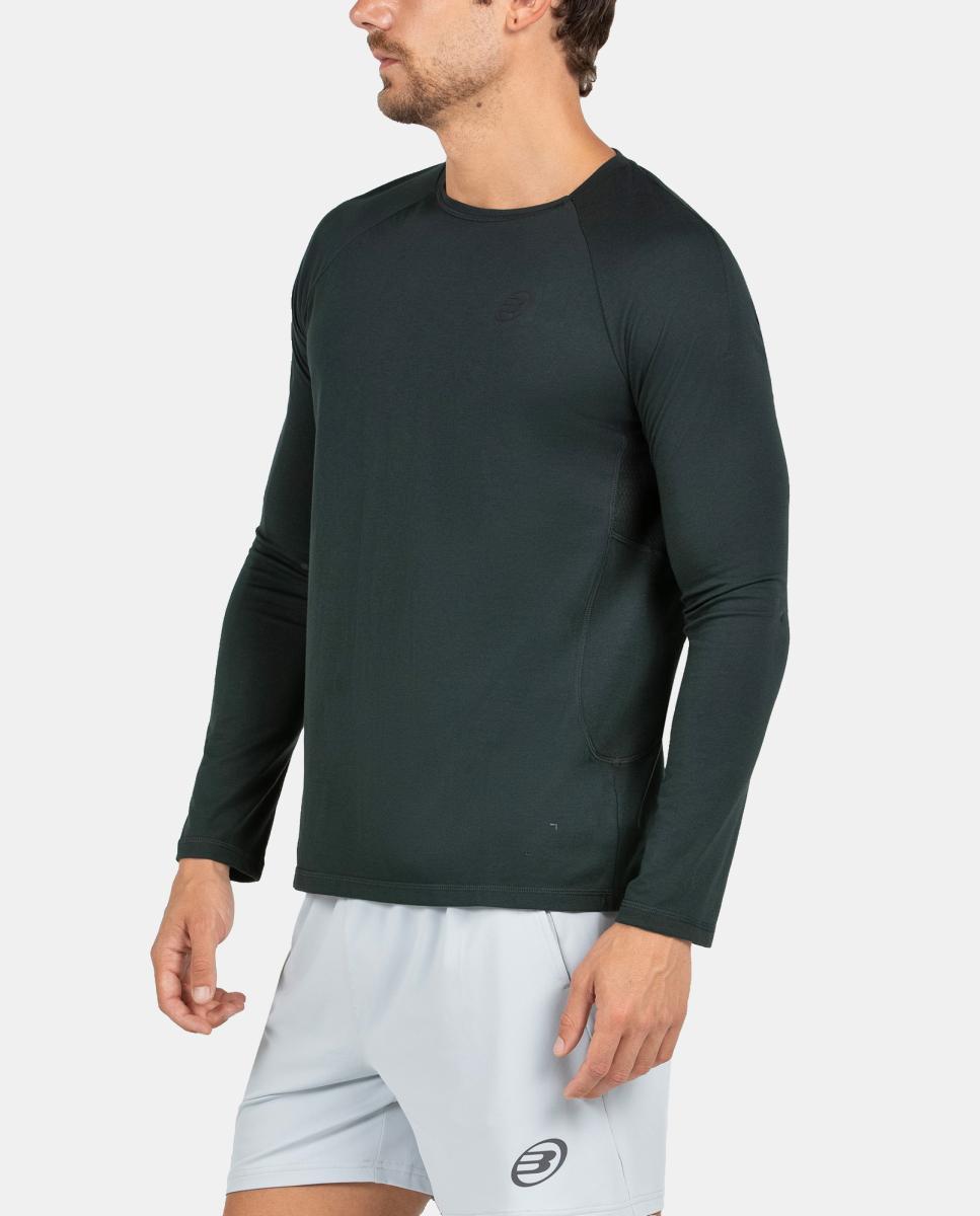 T-Shirt de Manga Comprida de Homem Amer Bullpadel Verde-2