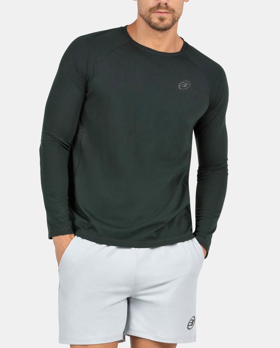 T-Shirt de Manga Comprida de Homem Amer Bullpadel Verde-5