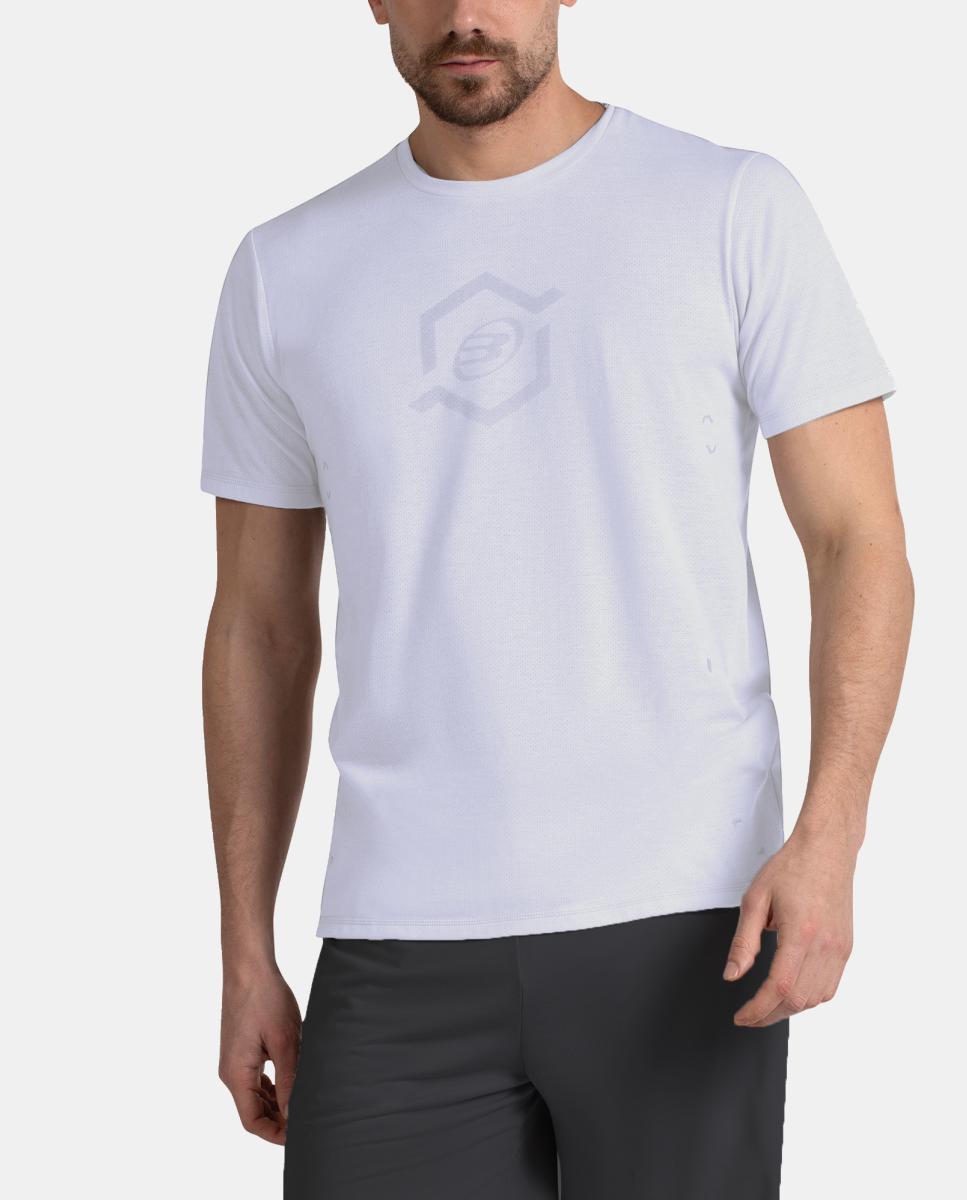 Imagen 0 de Camiseta de M/Corta de Hombre Akir Bullpadel Blanco