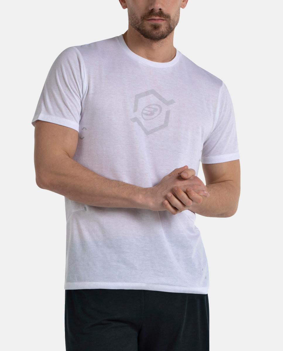 Camiseta de M/Corta de Hombre Akir Bullpadel - Blanco Blanco-5